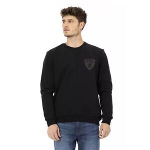 Automobili Lamborghini Black Cotton Men Men's Sweater